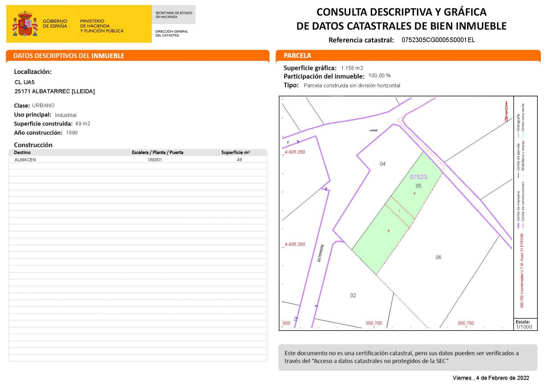terrenos en albatarrec ·  75000€