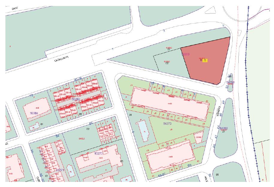 Solar Urbano edificable de 1566m2 en Cubelles por 750.000 