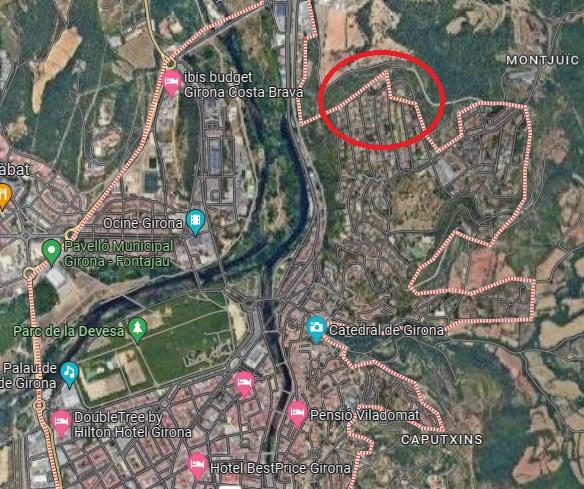 terrenys en girona · montjuic 360000€