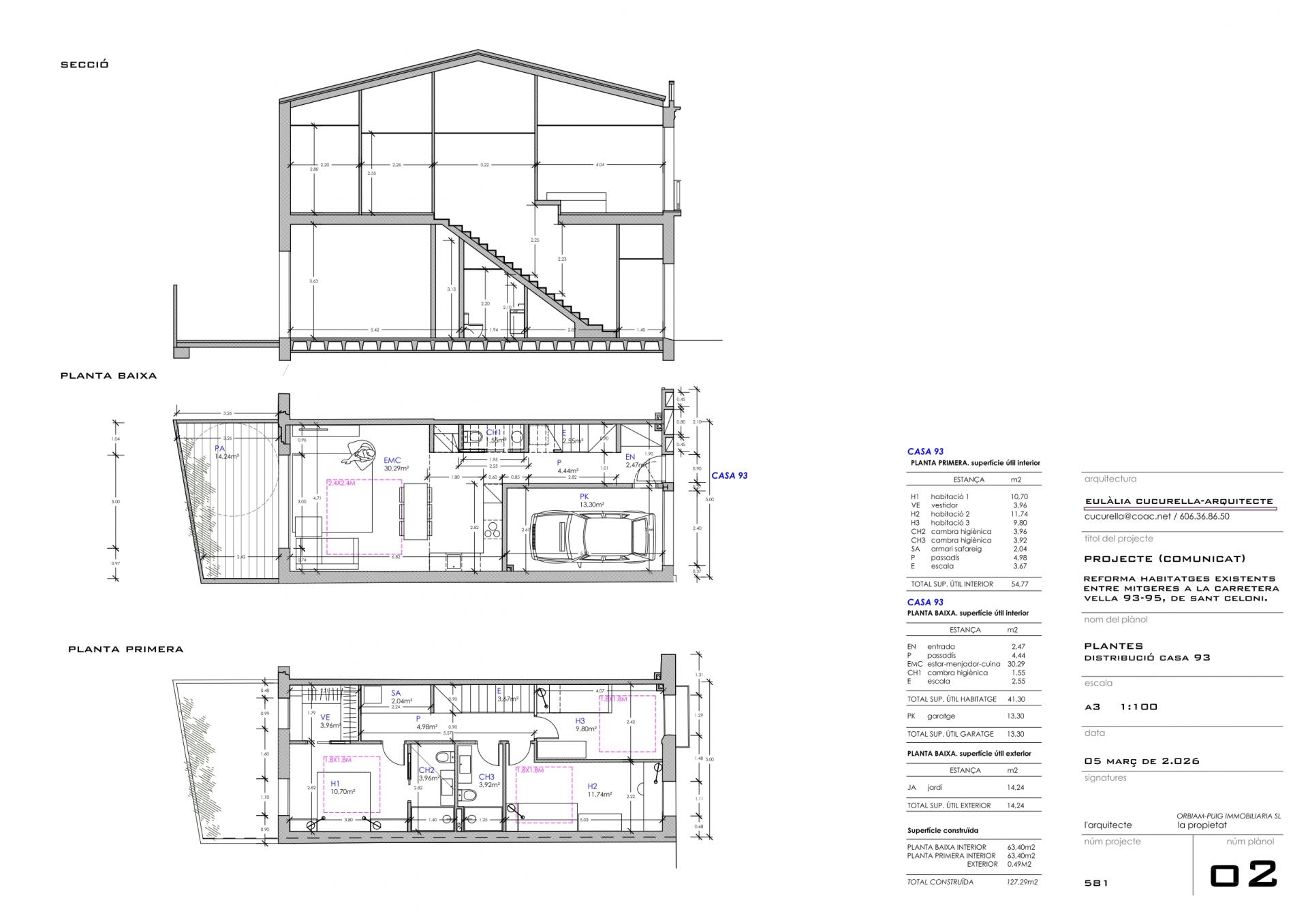 CASA DE PUEBLO OBRA NUEVA