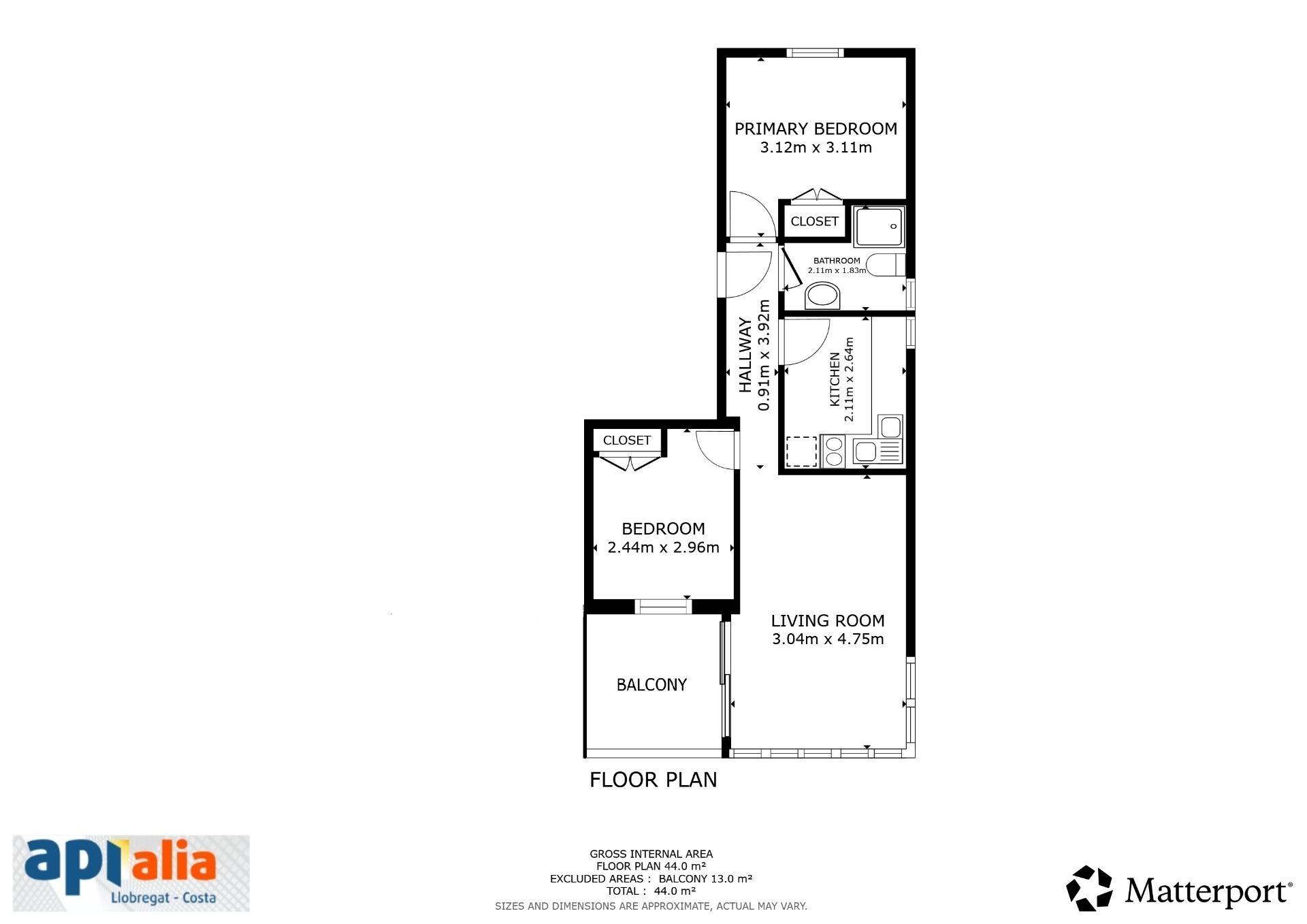 Apartamento con piscina y parking en El Poal   Castelldefels   2 habitaciones