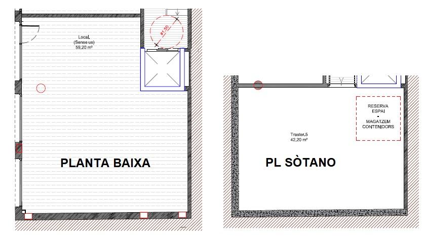 locals-comercials en roses · centre 850€